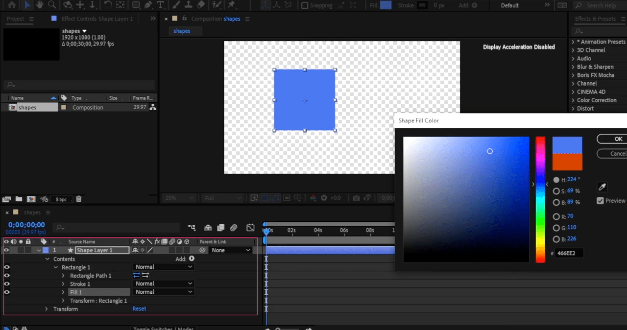 How to Customize Shapes in After Effects - Skillademia