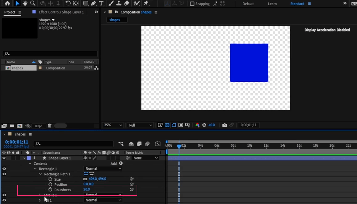 How to Customize Shapes in After Effects - Skillademia